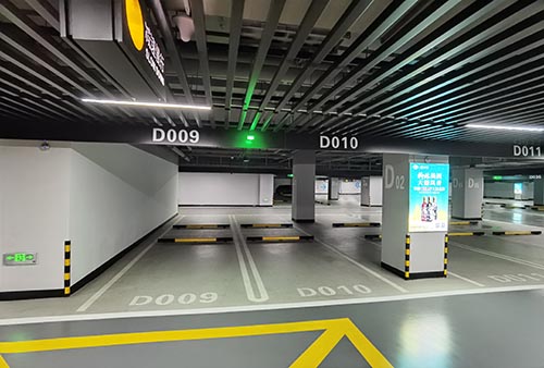 南京車位劃線停車位劃線項目施工案例